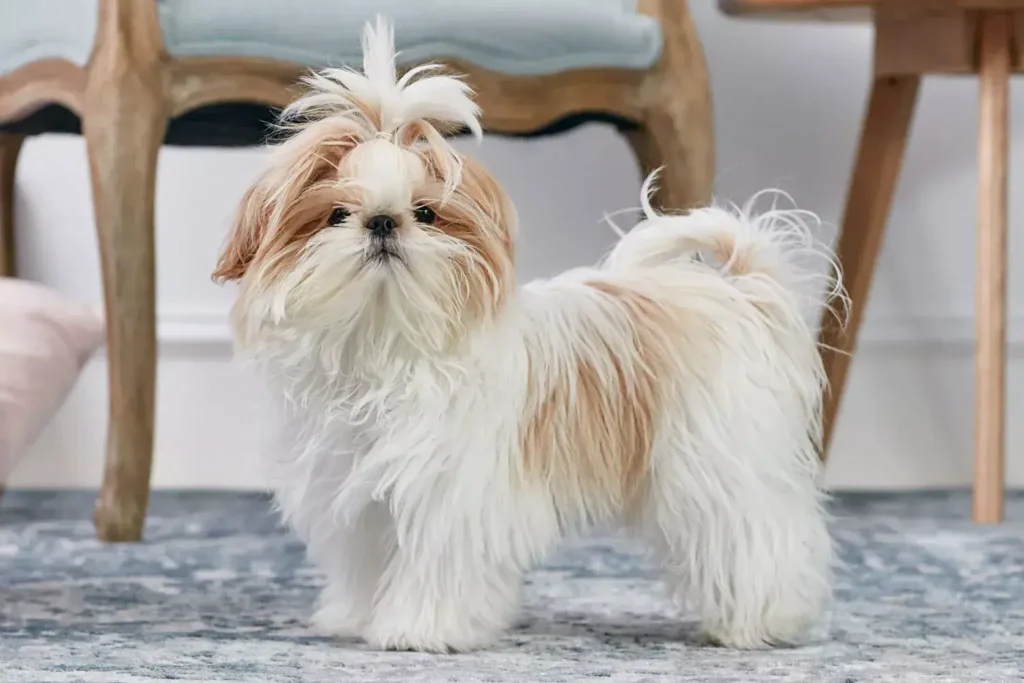 Shih Tzu thuần chủng là giống chó nhỏ nhưng thân hình chắc chắn, cân đối